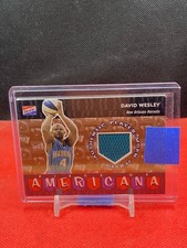 2003-04 Topps Bazooka Piece of Americana Relic #PA-DW David Wesley Hornets NBA