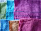  6x Small light Towel wash clothes Size  10x18 in