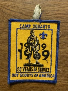 Vintage BSA Boy Scouts Camp Squanto 1919-1969 50 Years of Service Patch #1 A8 - Picture 1 of 12