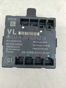 2010 - 2012 Mercedes C207 W207 E550 E350 Coupe Left Driver Side Door Module Oem - Picture 1 of 9