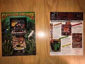 Menge 2 - Bally KREATUR AUS DER SCHWARZEN LAGUNE - ORIGINAL FLIPPERFLYER 1993 - Bild 1 von 3