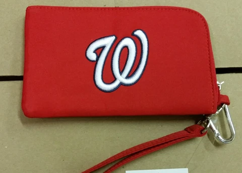 Washington Nationals ID Wallet Wristlet Cell Phone Case Charm 14 Purse Gift Cover
