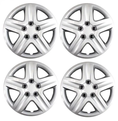 Nuevo Ford Fusion 2010 2011 2012 17" tapacubos plateado juego de 4 cubiertas de rueda Foto 1 de 2