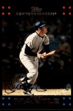 2007 Topps #P7 Mickey Mantle New York Yankees