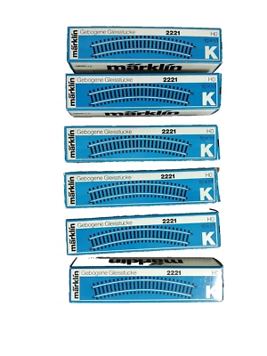 Marklin K Track 2221 Curved Box Of 10 - Image 1 of 3