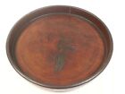 Early 1900S Antique Korean Handcrafted Wood Wooden Tray 9.5" Wide