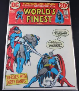 Funda Nick Cardy de Batman Superman 217 World's Finest Metamorpho Comienza Cómic en Muy Muy Muy Bien - Imagen 1 de 1