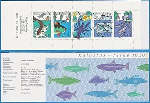 Finland - "FISH ~ SHIPS ~ FISHING" MNH Stamp Booklet 1990 - Picture 1 of 3