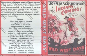 wild wild west days cliffhanger Cliffhanger / serial - Picture 1 of 1