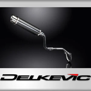 Honda CRF250L 2012-2016 Delkevic Complete Exhaust 14" Round Carbon Muffler - Bild 1 von 5