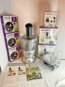 Veggie Bullet VBR-1001 Electric Spiralizer Food Processor w/Accessories & Blades - Picture 1 of 22