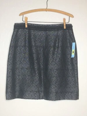 Antonio Melani Parisian 奢华黑色白色裙子职业商务尺寸 12 全新带标签 #219 — 第 1/4 张图片