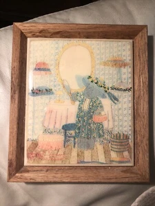 SUSAN GANTNER FRAMED TILE TRIVET KIMBERLY ENTERPRISES HIPPO HIPPOPOTAMUS HATS - Picture 1 of 4