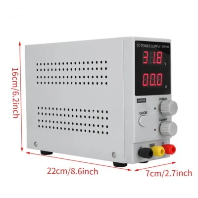 LW-K3010D 110V/220V 30V 10A Adjustable Digital DC Power Supply Regulator Switch - Image 1 of 4