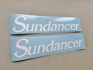 Sundancer Boats Decals SET OF 2 Vinyl Decal Stickers - Picture 1 of 4