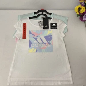 NWT Adidas Girl's  3 Piece Set Shirts&Short, Choose Size and Color, NWT - Picture 1 of 12