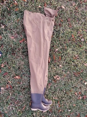 Mens Hodgman Waders 8 Khaki - Image 1 of 4