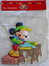 Mickey Mouse as a Carpenter Plastic Wall Plaque