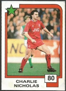 PANINI SOCCER SUPERSTARS 1988- #080-ABERDEEN & SCOTLAND-CHARLIE NICHOLAS - Picture 1 of 2