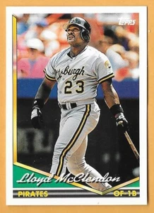 LLOYD McCLENDON PITTSBURGH PIRATES #518 - TOPPS NM-MT 1994 - Foto 1 di 2