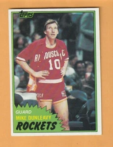 Mike Dunleavy Houston Rockets 1981-82 Topps #MW85 South Carolina Gamecocks 8N - Imagen 1 de 2