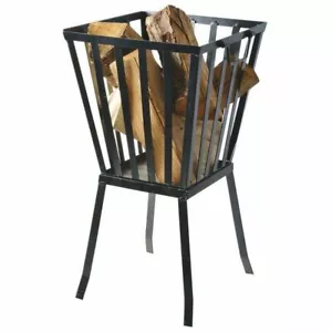 Brazier Fire Pit BBQ Outdoor Basket Heater Garden Party Patio Decor Log Burner - Picture 1 of 3