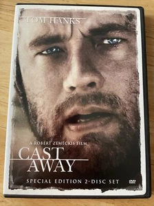 CAST AWAY TOM HANKS DVD 2001 SPECIAL EDITION 2 DISC SET WIDESCREEN VERSION - Picture 1 of 6