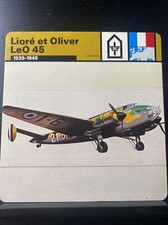 1977 edito-service WW2 france fact card liore et oliver leo 45