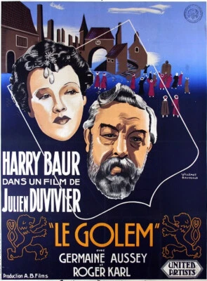 Le Golem DVD - Harry Baur dir. Duvivier Vintage Czech French Monster Drama 1936 - Image 1 of 4