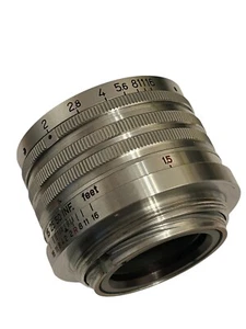 Nikon Nikkor-H.C 5cm f2 Chrome  LTM Lens 90% Condition - Picture 1 of 7