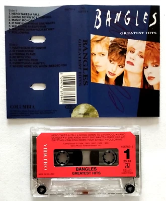 Mc Bangles Greatest Hits Musicassetta Holland 1990 Pop Rock Music Vintage Tape - Immagine 1 di 2