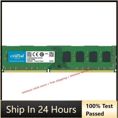 Crucial DDR3 4GB 8GB 1333MHZ 1600MHZ RAM Memory for DESKTOP DIMM PC3 2RX8 RAM - Image 1 of 4