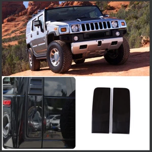 For Hummer H2 2003-2009 ABS Blackend  Rear Tail Light Lamp Cover Protection Trim - Picture 1 of 12