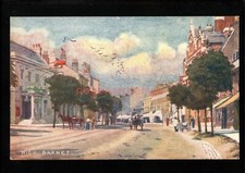 HIGH BARNET STREET VIEW G. Smith POSTCARD 1909 - UK372
