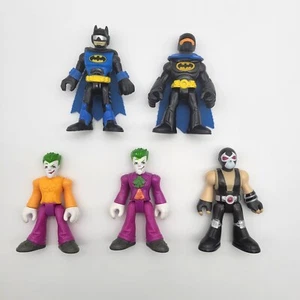 Imaginext DC Super Friends Bane, Batman x2, Joker x2 - Bild 1 von 16