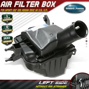 Caja de filtro de admisión de filtro de aire izquierdo para Infiniti G35 07-08 G37 Nissan 350Z 07-09 - Imagen 1 de 8