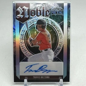 2023 Hoja Metal Travis Bazzana Noble Tierra Prismática AUTO 1/1 Guardianes #1 Elige - Imagen 1 de 4