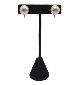 Marvella Blush Pink Light Color Small Dome Button Gold Tone Clip On Earrings - Picture 1 of 24