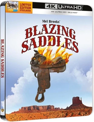 BLAZING SADDLES (1974) 4K UHD Blu-Ray Steelbook NEW (English Packaging) - Image 1 of 4