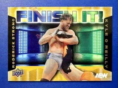 2025 AEW Wrestling FI-24 RODERICK STRONG/KYLE O'REILLY FINISH IT! CASE HIT SSP - Image 1 of 2
