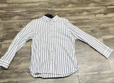 Camisa con botones de manga larga calce vintage XL de American Eagle Outfitters para hombre Foto 1 de 4
