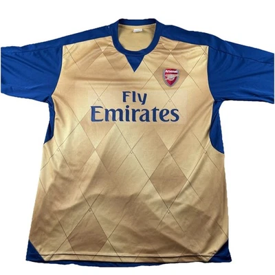 Рубашка футбольного клуба Arsenal мужская размер XL коричневая синяя Fly Emirates Nicolas Pépé No19 - Изображение 1 из 4