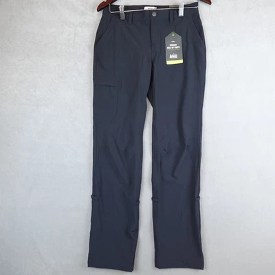 NUEVO CON ETIQUETAS REI Co-op Kornati Pantalones Enrollables Carga Senderismo Talla 2 Elastizados Negros Foto 1 de 4