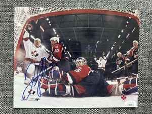 JAROME ORIGINALLA signiert 8x10 Calgary Flames Kanada HOF JSA - Bild 1 von 1