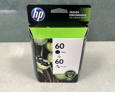 NOVO HP 60 Pacote Combo Tri-Color Preto Impressora Jato de Tinta Garantia termina: 15/06 - Imagem 1 de 4
