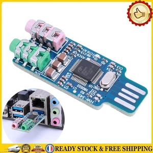 FR CM108 Driveless USB Sound Card Convenient Sound Card Module USB Sound Card Ch - Bild 1 von 12
