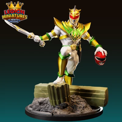 Kit Modelo Estatua Escultura Resina Drakkon Power Rangers Sin Pintar/Sin Montar Foto 1 de 2