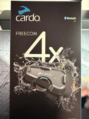 Cardo Freecom 4x Single Headset Bluetooth with JBL speakers - Image 1 of 4