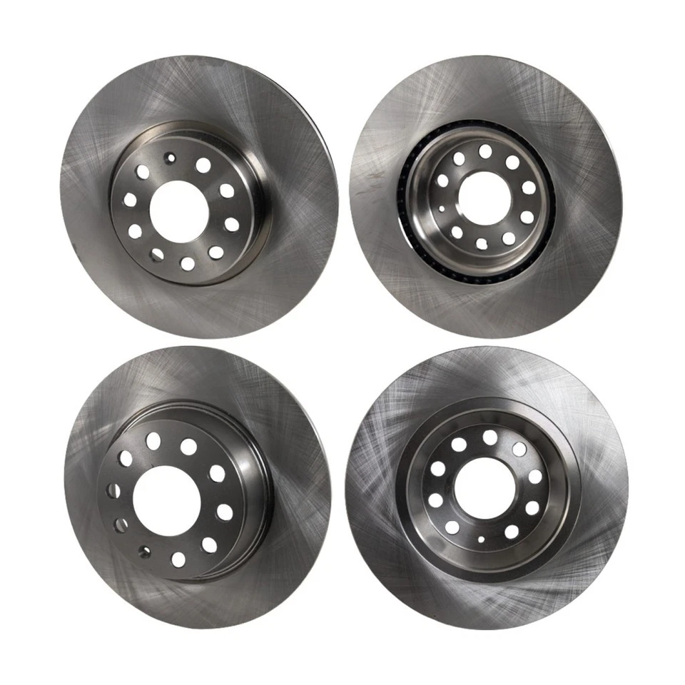 For Audi A3 Quattro/A3 2008-2013 Brake Discs Front And Rear 4-Wheel Set Natural - Image 1 of 4
