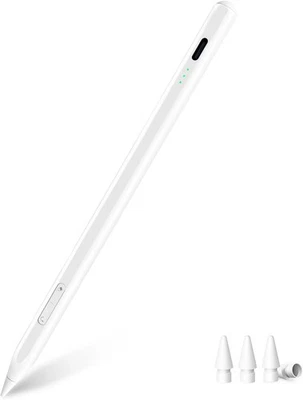 iPad Stift 2018-2025 – Neigungssensitiver Stylus mit Schnellladung & Bluetooth - Bild 1 von 4